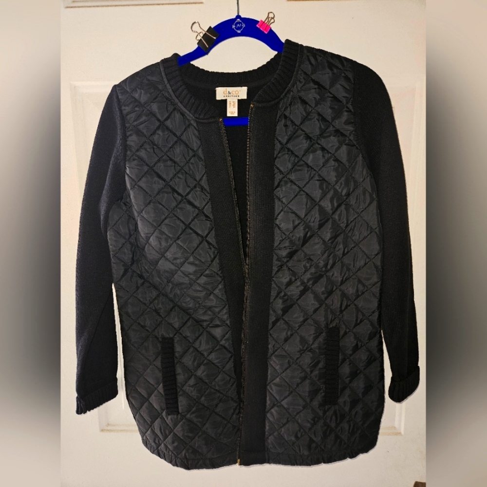 Black Quilted Jacket
